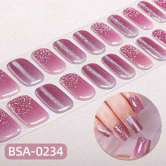 Gel Nail Strips UV-Free BSA-0234