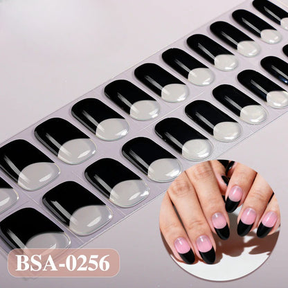 Gel Nail Strips UV-Free BSA-0256