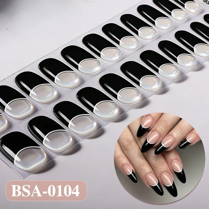 Gel Nail Strips UV-Free BSA-0104