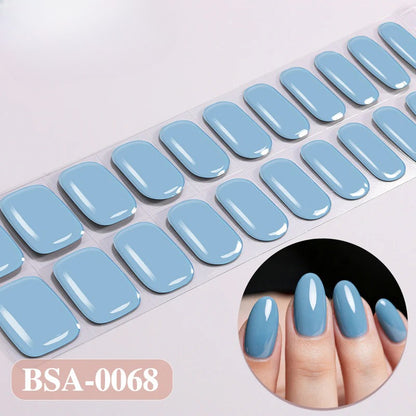 Gel Nail Strips UV-Free BSA-0068