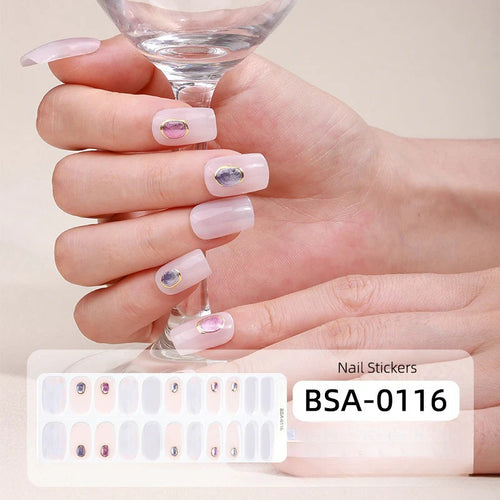 Gel Nail Strips UV-Free BSA-0116