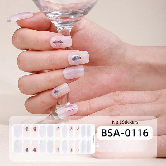 Gel Nail Strips UV-Free BSA-0116