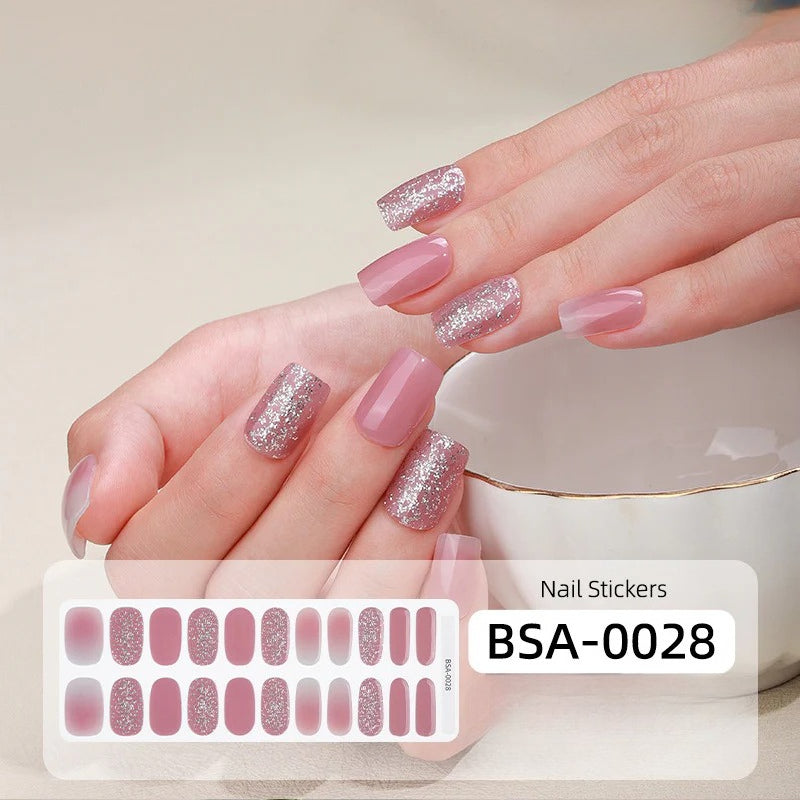 Gel Nail Strips UV-Free BSA-0028