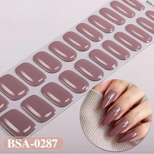 Gel Nail Strips UV-Free BSA-0287