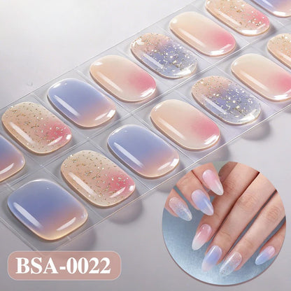 Gel Nail Strips UV-Free BSA-0022