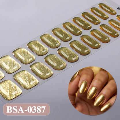 Gel Nail Strips UV-Free BSA-0387
