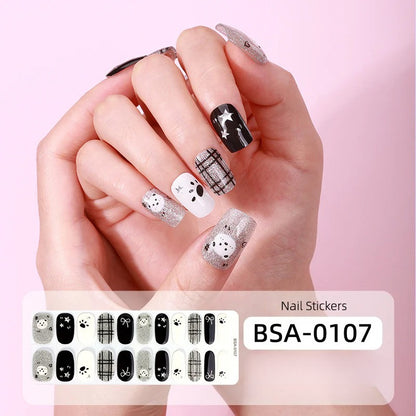 Gel Nail Strips UV-Free BSA-0107