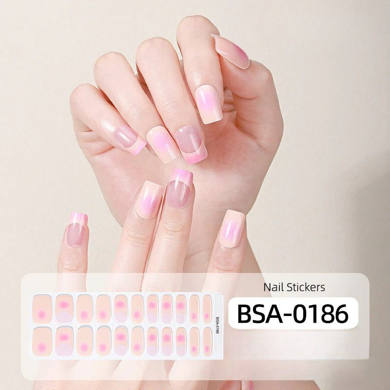 Gel Nail Strips UV-Free BSA-0186