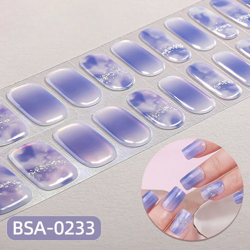 Gel Nail Strips UV-Free BSA-0233
