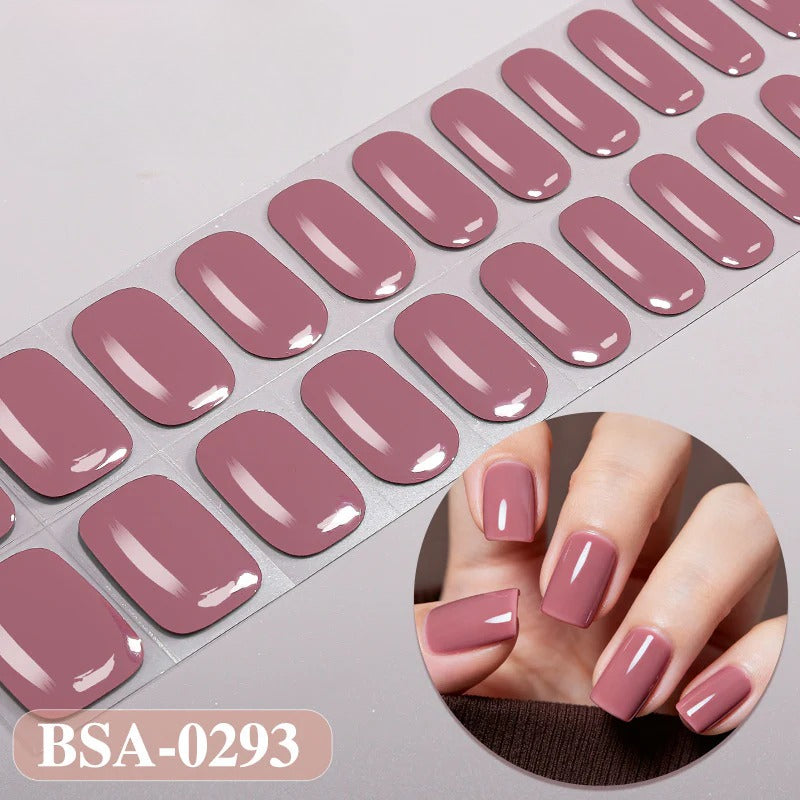 Gel Nail Strips UV-Free BSA-0293