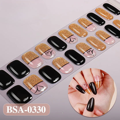 Gel Nail Strips UV-Free BSA-0330