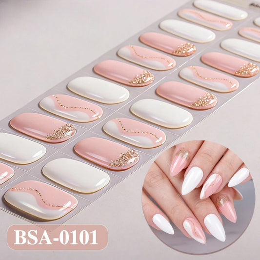Gel Nail Strips UV-Free BSA-0101