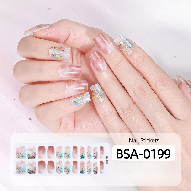 Gel Nail Strips UV-Free BSA-0199