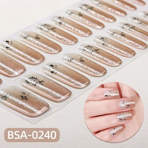Gel Nail Strips UV-Free BSA-0240