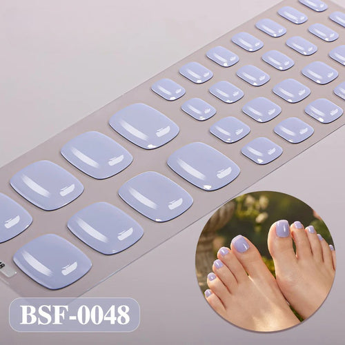 Gel Nail Strips UV-Free BSF-0048