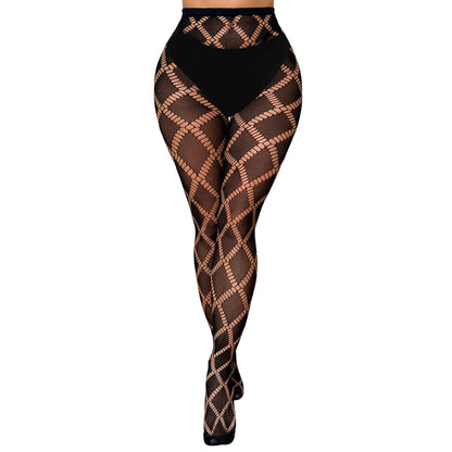 KRAVELUXX Fishnet Garter Belt Stocking Suspender Pantyhose Tights Thigh High Pantyhose