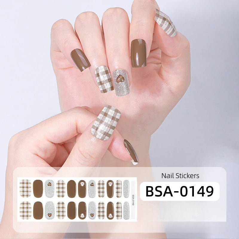 Gel Nail Strips UV-Free BSA-0149