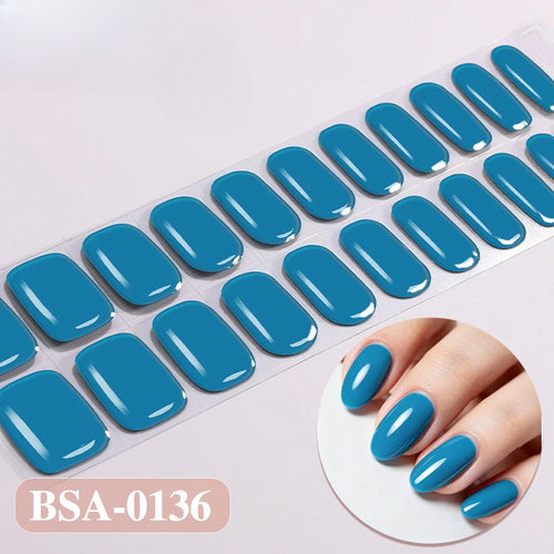 Gel Nail Strips UV-Free BSA-0136