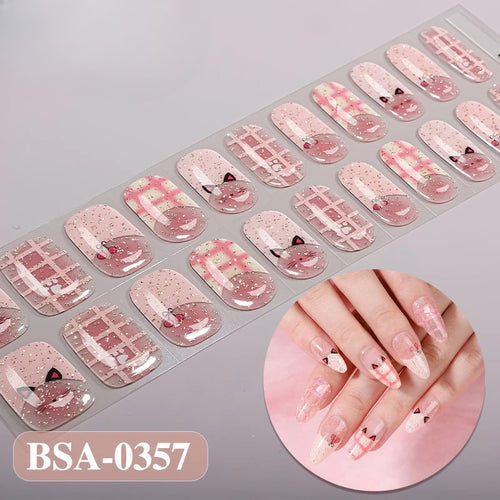 Gel Nail Strips UV-Free BSA-0357
