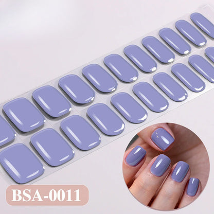 Gel Nail Strips UV-Free BSA-0011