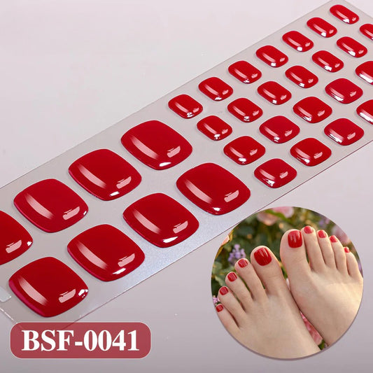 Gel Nail Strips UV-Free BSF-0041