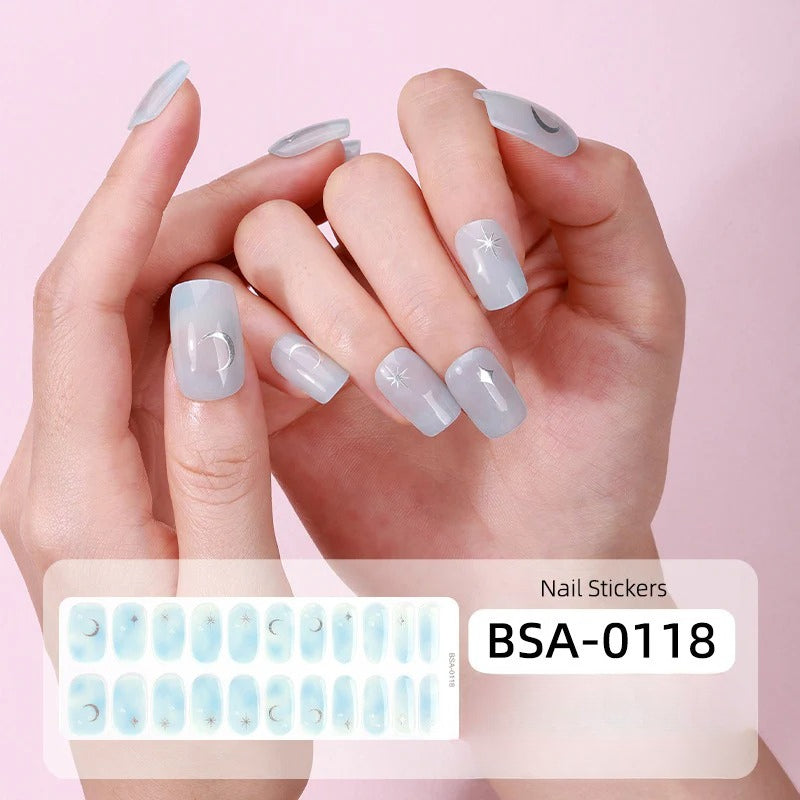 Gel Nail Strips UV-Free BSA-0118