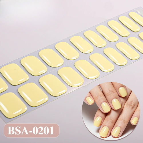 Gel Nail Strips UV-Free BSA-0201