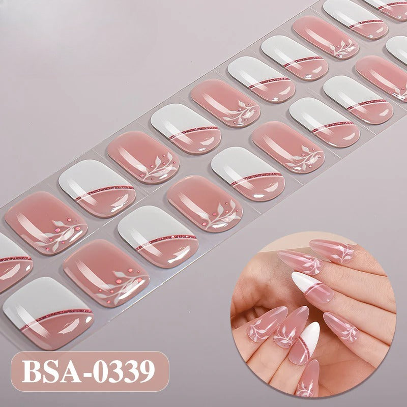 Gel Nail Strips UV-Free BSA-0339
