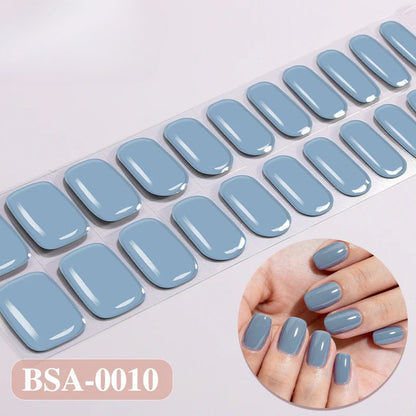 Gel Nail Strips UV-Free BSA-0010