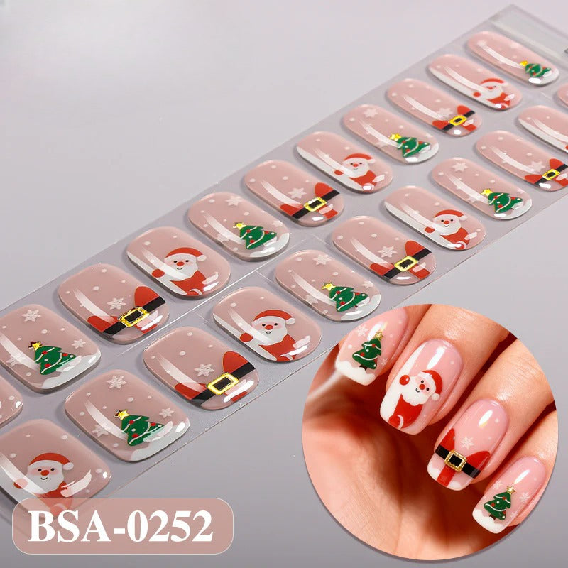 Gel Nail Strips UV-Free BSA-0252