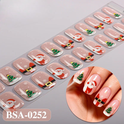 Gel Nail Strips UV-Free BSA-0252
