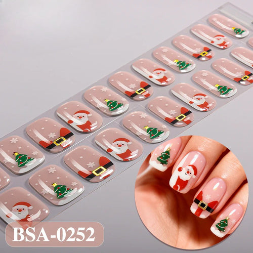 Gel Nail Strips UV-Free BSA-0252