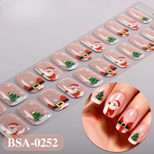 Gel Nail Strips UV-Free BSA-0252