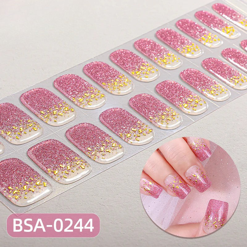 Gel Nail Strips UV-Free BSA-0244