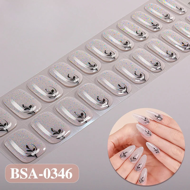 Gel Nail Strips UV-Free BSA-0346
