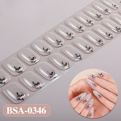 Gel Nail Strips UV-Free BSA-0346