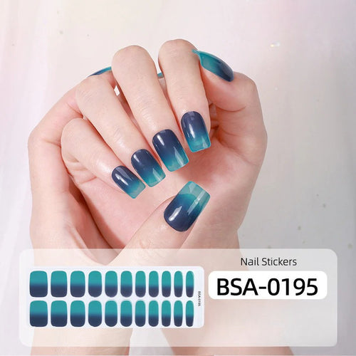 Gel Nail Strips UV-Free BSA-0195