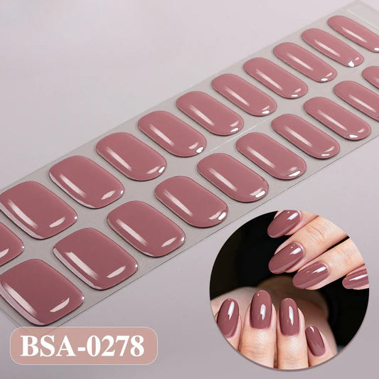Gel Nail Strips UV-Free BSA-0278