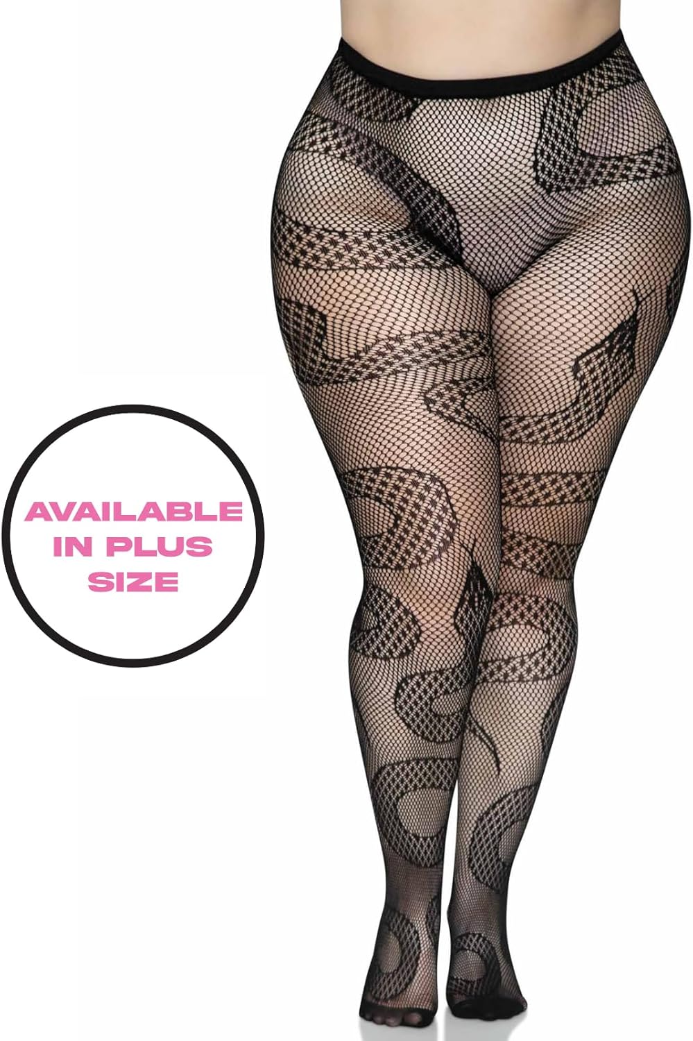 Leg Avenue Women's Patterned Fishnet Tights with Designs of Animals, Dark Alternative Clothes