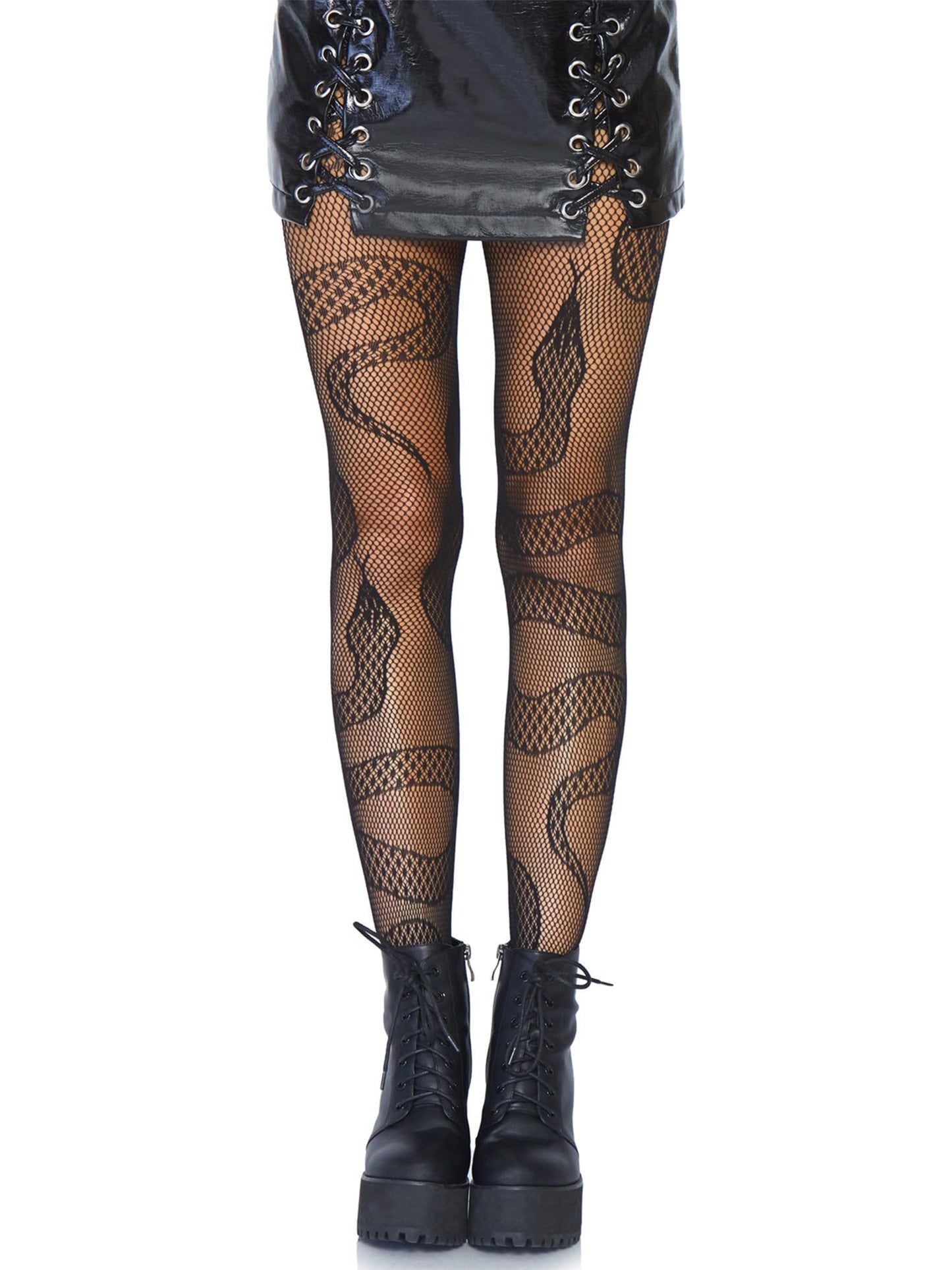 Leg Avenue Women's Patterned Fishnet Tights with Designs of Animals, Dark Alternative Clothes