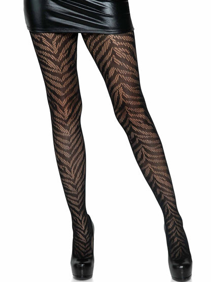 Leg Avenue Women's Patterned Fishnet Tights with Designs of Animals, Dark Alternative Clothes