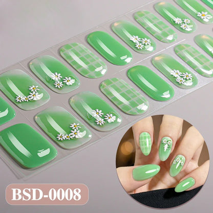 Gel Nail Strips UV-Free BSD-0008