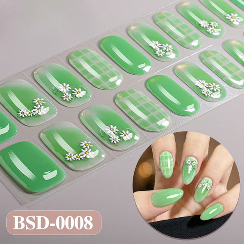 Gel Nail Strips UV-Free BSD-0008
