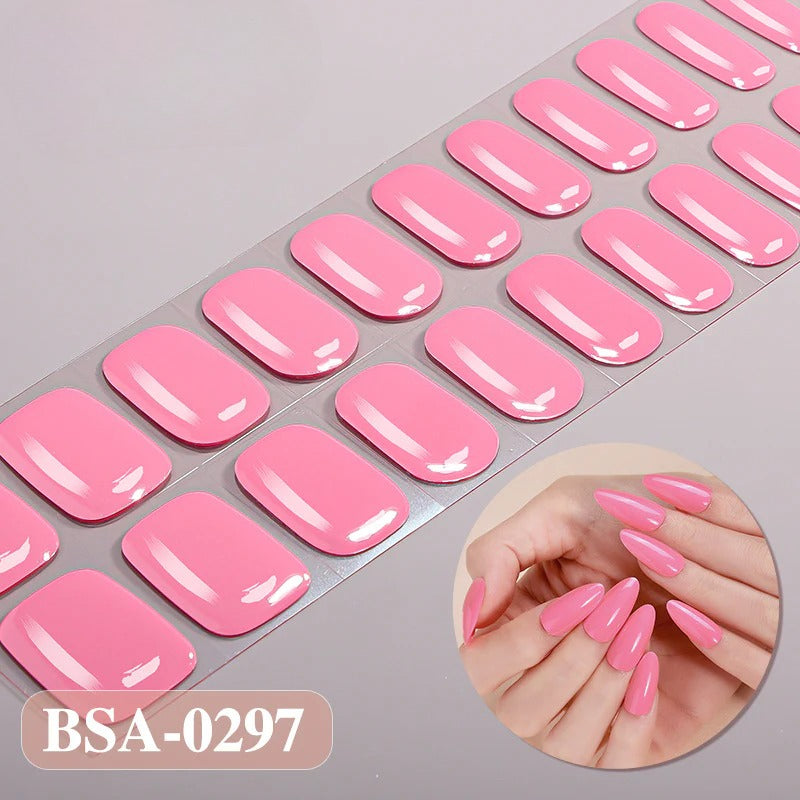 Gel Nail Strips UV-Free BSA-0297
