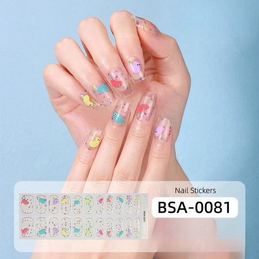 Gel Nail Strips UV-Free BSA-0081