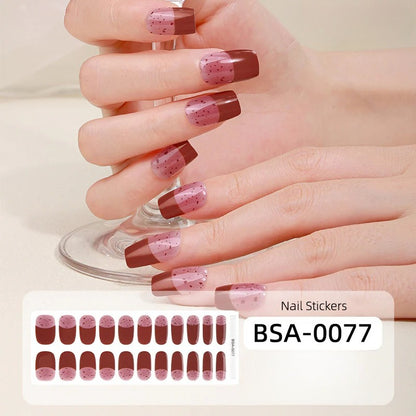 Gel Nail Strips UV-Free BSA-0077