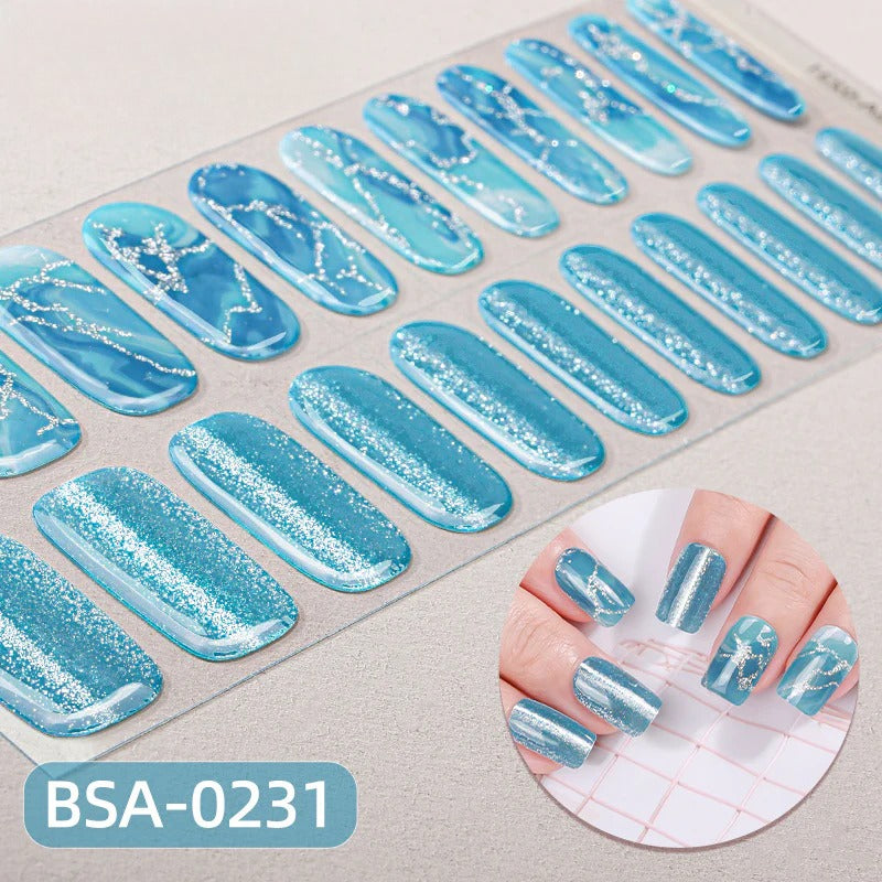 Gel Nail Strips UV-Free BSA-0231