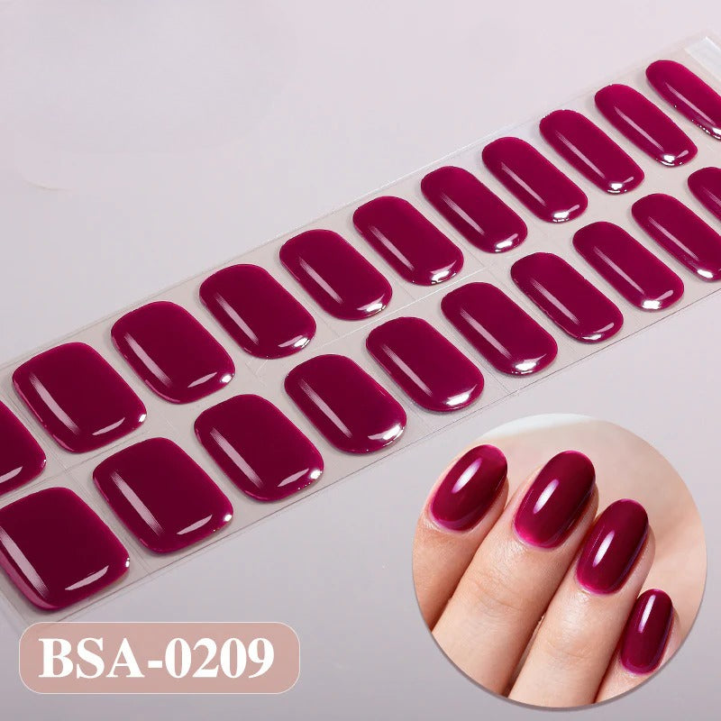 Gel Nail Strips UV-Free BSA-0209