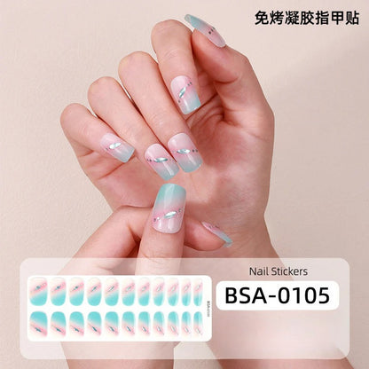 Gel Nail Strips UV-Free BSA-0105