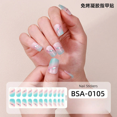 Gel Nail Strips UV-Free BSA-0105